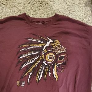 Maroon Indian shirt